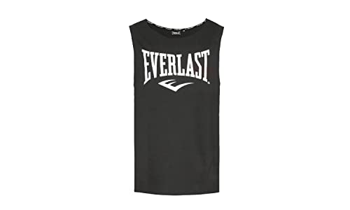 Everlast Glenwood Camiseta Interior para Hombre, Negro, M